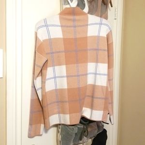 Rachel Zoe plaid, turtleneck sweater